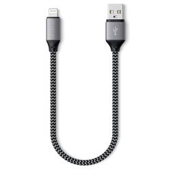 Satechi Apple iPad/iPhone/iPod kabel [1x USB A - 1x Lightning] 0.25 m šedá, černá