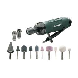 Metabo DG 25 Set pneumatická rovná bruska 1/4 (6,3 mm) 6.2 bar kufřík