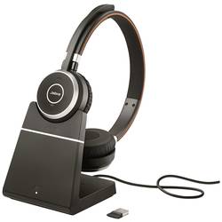 Jabra Evolve 65 Second Edition - UC Sluchátka On Ear Bluetooth®, bezdrátová, 6599-833-499, stereo, černá, Potlačení hluku, Redukce šumu mikrofonu