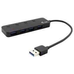 i-tec I-TEC USB 3.0 Metal HUB 4 Port USB kombinovaný hub černá