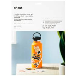 Cricut Sticker Set Waterproof A4 Sada fólií Šířka řezu 29.7 cm bílá