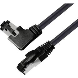 BKL Electronic 144033 RJ45 síťové kabely, propojovací kabely CAT 8.1 S/FTP 5 m černá bez halogenů 1 ks