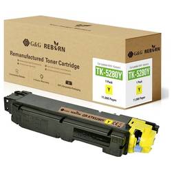 G&G Toner náhradní Kyocera TK-5280 kompatibilní žlutá 11000 Seiten Reborn remanufactured 21299