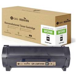 G&G Toner náhradní Lexmark 56F2H00 kompatibilní černá 15000 Seiten Reborn remanufactured 21312