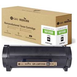 G&G Toner náhradní Lexmark 56F2U00 kompatibilní černá 20000 Seiten Reborn remanufactured 21314