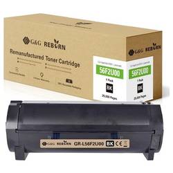 G&G Toner náhradní Lexmark 56F2U00 kompatibilní černá 25000 Seiten Reborn remanufactured 21313