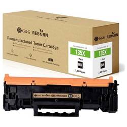 G&G Toner náhradní HP 135X kompatibilní černá 2400 Seiten Reborn remanufactured 21256