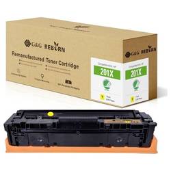 G&G Toner náhradní HP 201X kompatibilní žlutá 2300 Seiten Reborn remanufactured 21259