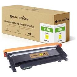 G&G Toner náhradní HP 117A kompatibilní žlutá 700 Seiten Reborn remanufactured 21279