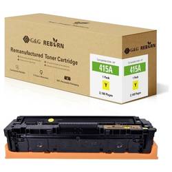 G&G Toner náhradní HP 415A kompatibilní žlutá 2100 Seiten Reborn remanufactured 21271