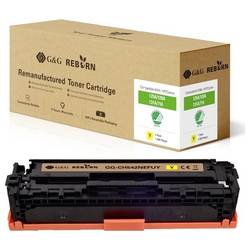 G&G Toner náhradní HP, Canon 125A, 128A, 131X, 716Y, 731Y kompatibilní žlutá 1400 Seiten Reborn remanufactured 21203