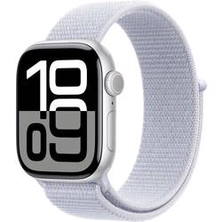 Apple Watch Series 10 GPS 42 mm hliníkový plášť Řemínek Sport Loop Modré mraky