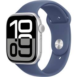 Apple Watch Series 10 GPS 46 mm hliníkový plášť sportovní náramek denim M/L