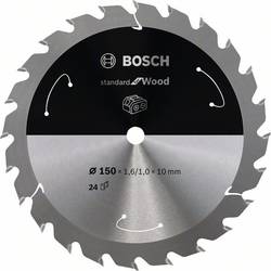 Bosch Accessories Bosch Power Tools 2608837673 tvrdokovový pilový kotouč 150 x 10 mm Počet zubů (na palec): 24 1 ks