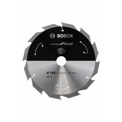 Bosch Accessories Bosch Power Tools 2608837675 tvrdokovový pilový kotouč 160 x 20 mm Počet zubů (na palec): 12 1 ks