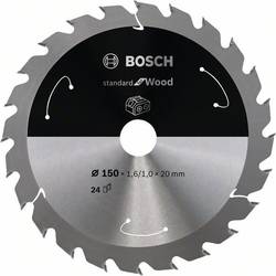 Bosch Accessories Bosch Power Tools 2608837674 tvrdokovový pilový kotouč 150 x 20 mm Počet zubů (na palec): 24 1 ks