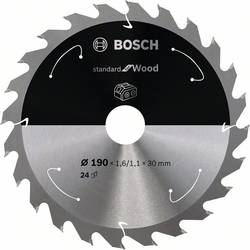 Bosch Accessories Bosch Power Tools 2608837708 tvrdokovový pilový kotouč 190 x 30 mm Počet zubů (na palec): 24 1 ks