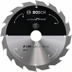 Bosch Accessories Bosch Power Tools 2608837706 tvrdokovový pilový kotouč 190 x 30 mm Počet zubů (na palec): 16 1 ks