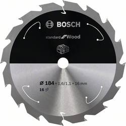 Bosch Accessories Bosch Power Tools 2608837697 tvrdokovový pilový kotouč 184 x 16 mm Počet zubů (na palec): 16 1 ks