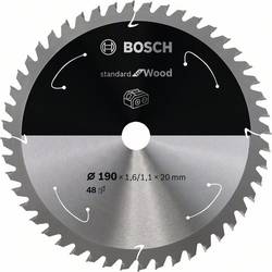 Bosch Accessories Bosch Power Tools 2608837705 tvrdokovový pilový kotouč 190 x 20 mm Počet zubů (na palec): 48 1 ks