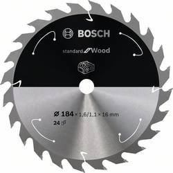 Bosch Accessories Bosch Power Tools 2608837698 tvrdokovový pilový kotouč 184 x 16 mm Počet zubů (na palec): 24 1 ks