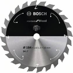 Bosch Accessories Bosch Power Tools 2608837700 tvrdokovový pilový kotouč 184 x 16 mm Počet zubů (na palec): 24 1 ks