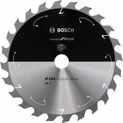 Bosch Accessories Bosch Power Tools 2608837733 tvrdokovový pilový kotouč 254 x 30 mm Počet zubů (na palec): 24 1 ks