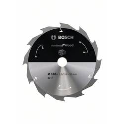 Bosch Accessories Bosch Power Tools 2608837684 tvrdokovový pilový kotouč 165 x 20 mm Počet zubů (na palec): 12 1 ks