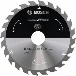 Bosch Accessories Bosch Power Tools 2608837688 tvrdokovový pilový kotouč 165 x 30 mm Počet zubů (na palec): 24 1 ks