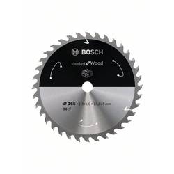 Bosch Accessories Bosch Power Tools 2608837682 tvrdokovový pilový kotouč 165 x 15.875 mm Počet zubů (na palec): 36 1 ks