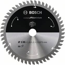 Bosch Accessories Bosch Power Tools 2608837753 pilový kotouč 136 x 15.875 mm Počet zubů (na palec): 50 1 ks