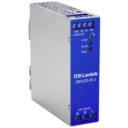 TDK-Lambda DRF120-24-1 síťový zdroj na DIN lištu, 24 V/DC, 120 W, výstupy 1 x