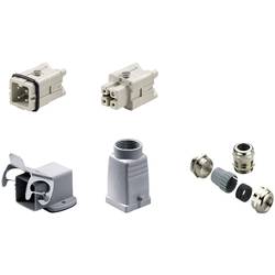 RockStar® HDC kits-Heavy Duty Connectors, Kit, HA, Size: 1, Poles: 1, Screw connection, 250 V, 22 A, metric