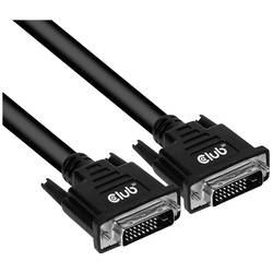 club3D DVI kabel DVI-D 24+1pol. Zástrčka 3.00 m černá CAC-1223 DVI kabel