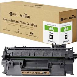 G&G Toner náhradní HP 80A kompatibilní černá 2700 Seiten Reborn remanufactured 21252