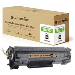 G&G Toner náhradní HP, Canon 35A, 712 kompatibilní černá 1500 Seiten Reborn remanufactured 21199