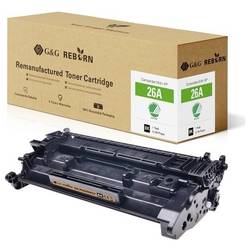 G&G Toner náhradní HP 26A kompatibilní černá 3100 Seiten Reborn remanufactured 21232