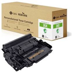 G&G Toner náhradní HP 26X kompatibilní černá 9000 Seiten Reborn remanufactured 21233