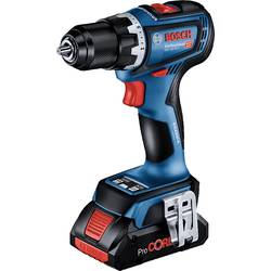 Bosch Professional GSR 18V-90 C aku šroubovák, aku vrtací šroubovák 18 V, 5.0 Ah Li-Ion, 06019K6006, bezkartáčové, vč. 2x aku, vč. nabíječky, kufřík