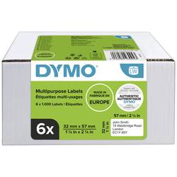 DYMO etikety v roli kombinované balení 2093094 2093094 57 x 32 mm papír bílá 6000 ks trvalé univerzální etikety