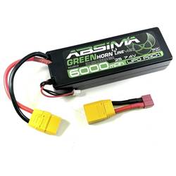 Absima akupack Li-Pol (modelářství) 7.4 V 6000 mAh Počet článků: 2 50 C Stick XT90