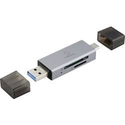 Renkforce RF-PCR-400 externí čtečka paměťových karet USB-A, USB-C® Space Grau