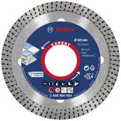 Bosch Accessories 2608900653 EXPERT HardCeramic diamantový řezný kotouč Průměr 85 mm Ø otvoru 22.23 mm kámen, beton, cihla, obklady 1 ks