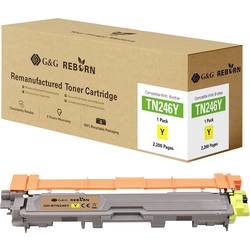 G&G Toner náhradní Brother TN-246Y kompatibilní žlutá 2200 Seiten Reborn remanufactured 21198