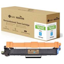 G&G Toner náhradní Brother TN-243C kompatibilní azurová 1000 Seiten Reborn remanufactured 21181