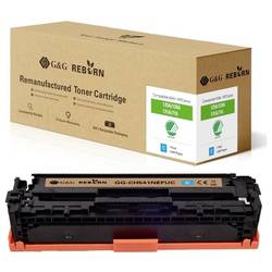 G&G Toner náhradní HP, Canon 125A, 128A, 131X, 716C, 731C kompatibilní azurová 1400 Seiten Reborn remanufactured 21202