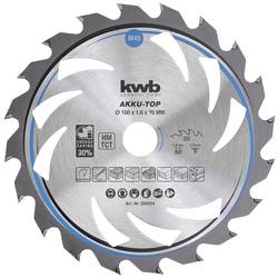 kwb 584554 tvrdokovový pilový kotouč 160 x 20 x 1.0 mm Počet zubů (na palec): 20 1 ks