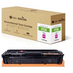 G&G Toner náhradní HP 415A kompatibilní purppurová 2100 Seiten Reborn remanufactured 21272