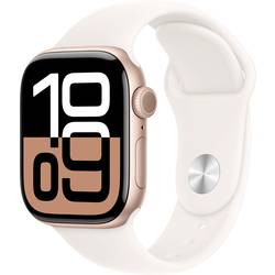 Apple Watch Series 10 GPS 42 mm hliníkový plášť sportovní náramek Světle růžová S/M