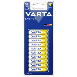 Varta ENERGY AAA Bli 30 mikrotužková baterie AAA alkalicko-manganová 1.5 V 30 ks